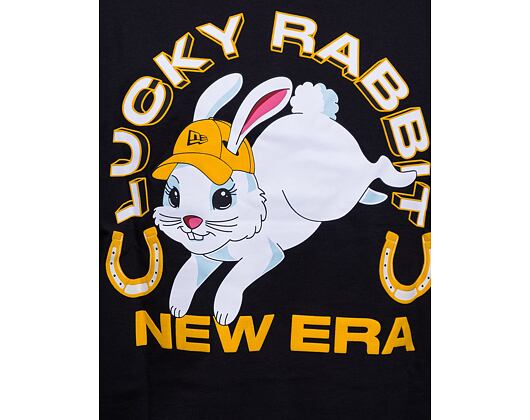 Triko New Era Character Oversized Tee Black / Optic White