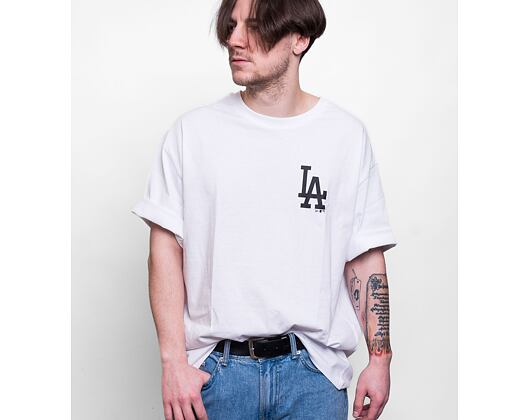 Triko New Era MLB Flowers Graphic Oversized Tee Los Angeles Dodgers Optic White / Black