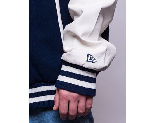 Bunda New Era Heritage Varsity Jacket New York Yankees Oceanside Blue / Off White