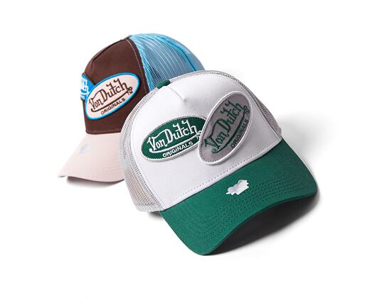 Kšiltovka Von Dutch Trucker Russel White/Grey