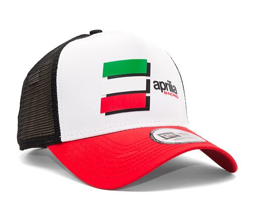 Kšiltovka New Era 9FORTY A-Frame Trucker Fw Poly Aprilia Optic White / Scarlet