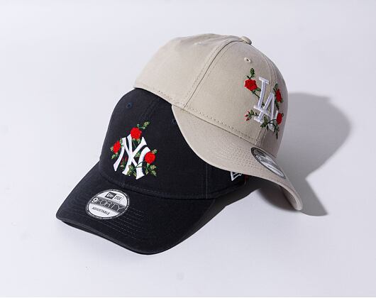 Kšiltovka New Era 9FORTY MLB Flower New York Yankees Navy