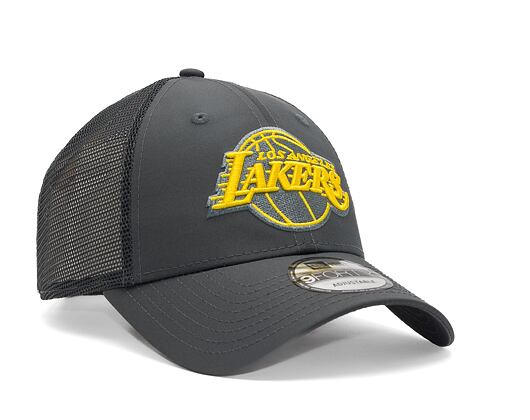 Kšiltovka New Era 9FORTY Trucker NBA Home Field Los Angeles Lakers Graphite