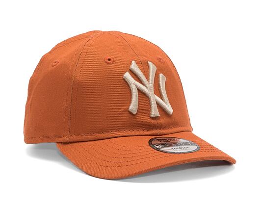 Dětská kšiltovka New Era 9FORTY Kids MLB League Essential New York Yankees Redwood / Oat Milk