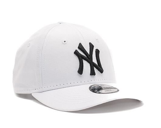 Dětská kšiltovka New Era 9FORTY Kids MLB Kids League Essential New York Yankees - White / Black