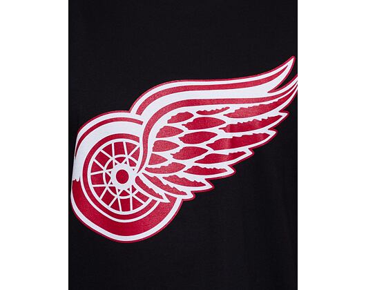 Triko Mitchell & Ness NHL Team Logo Tee Detroit Red Wings Black