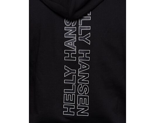 Mikina Helly Hansen CORE GRAPHIC SWEAT HOODIE 992 BLACK