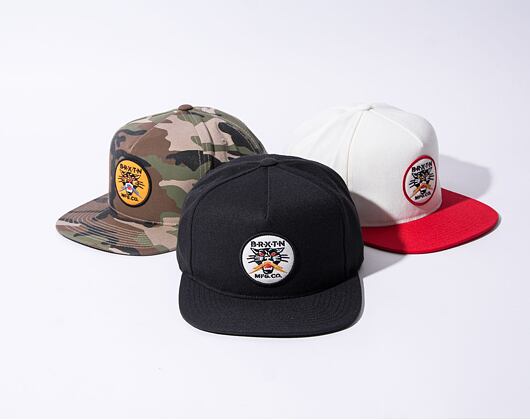Kšiltovka Brixton Sparks MP Snapback Black