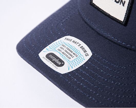 Kšiltovka Brixton Alpha Block X C MP Mesh Cap Washed Navy