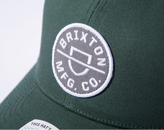 Kšiltovka Brixton Crest X MP Mesh Cap Spruce / White