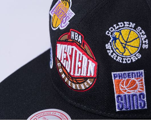 Kšiltovka Mitchell & Ness ALL OVER CONFERENCE DEADSTOCK HWC West Black