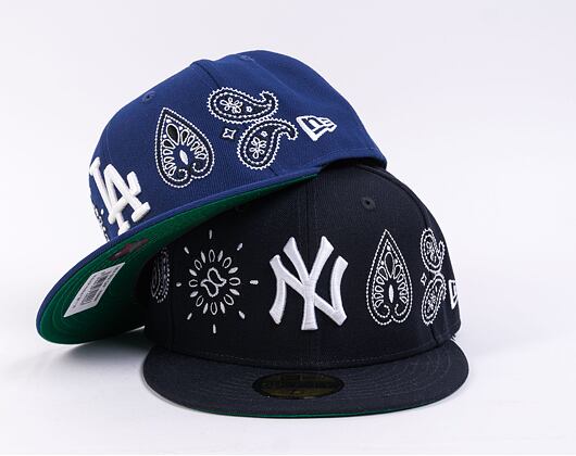 Kšiltovka New Era 59FIFTY MLB All-Over-Paisley New York Yankees Team Color / Optic White