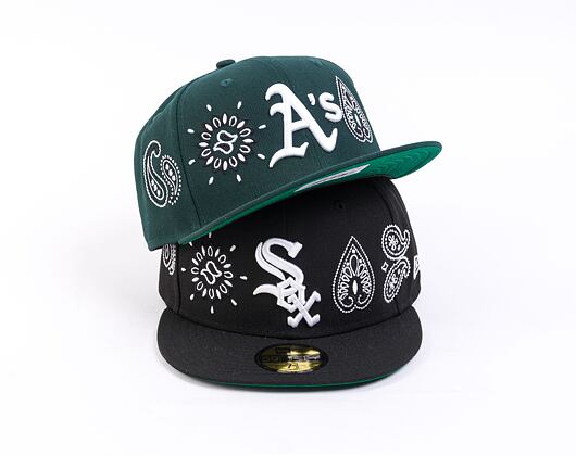 Kšiltovka New Era 59FIFTY MLB All-Over-Paisley Chicago White Sox Team Color / Optic White