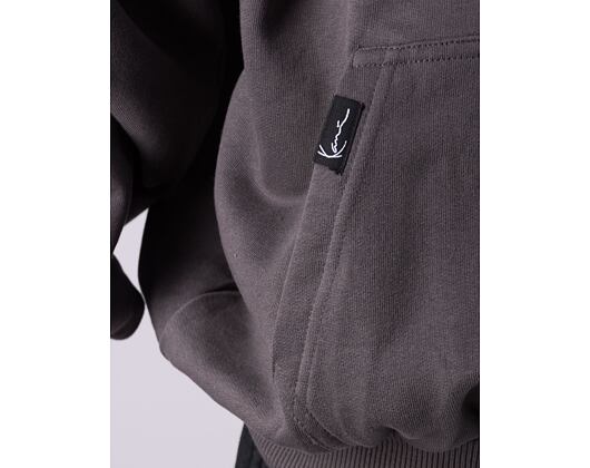 Mikina Karl Kani Woven Signature Kaniverse OS Hoodie Anthracite