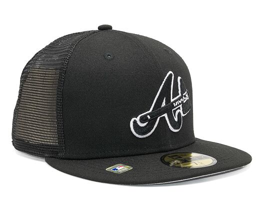 Kšiltovka New Era 59FIFTY MLB "Batting Practice" Atlanta Braves Black