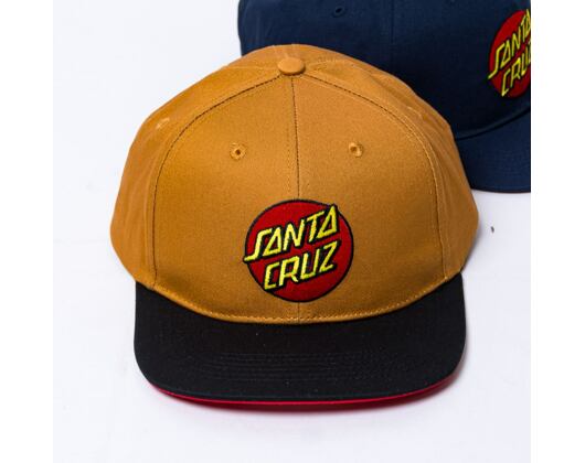 Kšiltovka Santa Cruz Classic Dot Snapback Parchment/Black