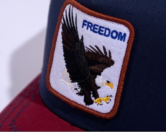 Kšiltovka Goorin - The Freedom Eagle Trucker - Indigo