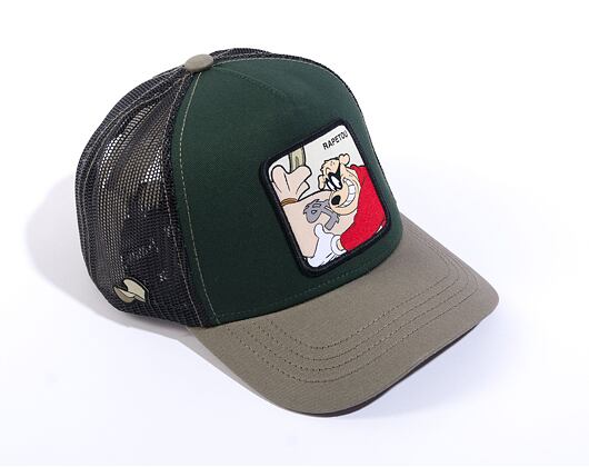 Kšiltovka Capslab Duck Tales - Beagle Boys Trucker Olive