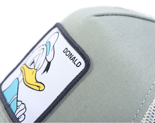 Kšiltovka Capslab Donald Duck - Donald Duck Trucker Silver
