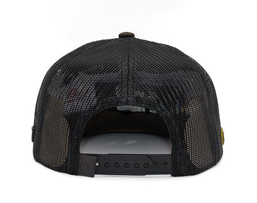 Kšiltovka Capslab Batman - Batman Flat Trucker Black / Grey