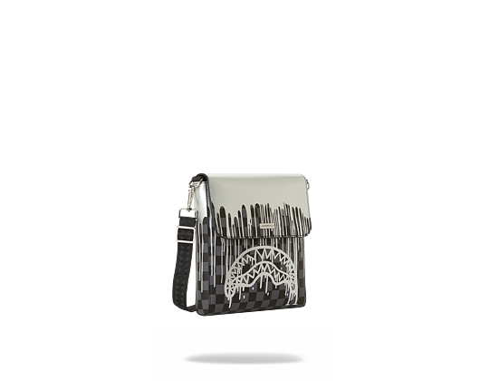 Taška přes rameno Sprayground Platinum Drips Messenger Bag