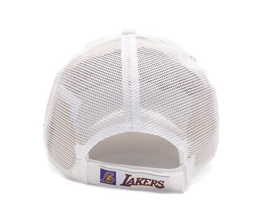 Kšiltovka New Era 9FORTY Trucker NBA Home Field Los Angeles Lakers White / Yellow