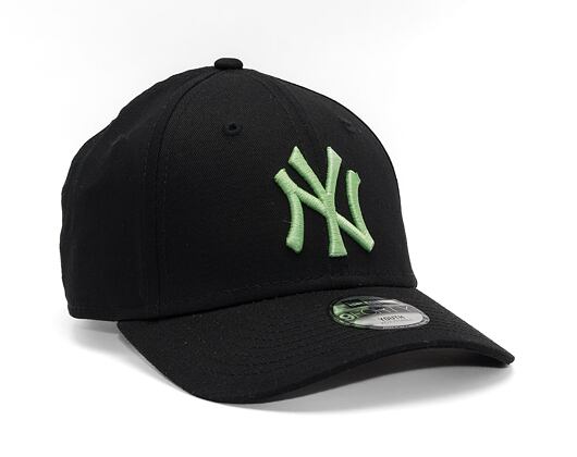 Dětská Kšiltovka New Era 9FORTY Kids MLB League Essential New York Yankees Black / Bright Green