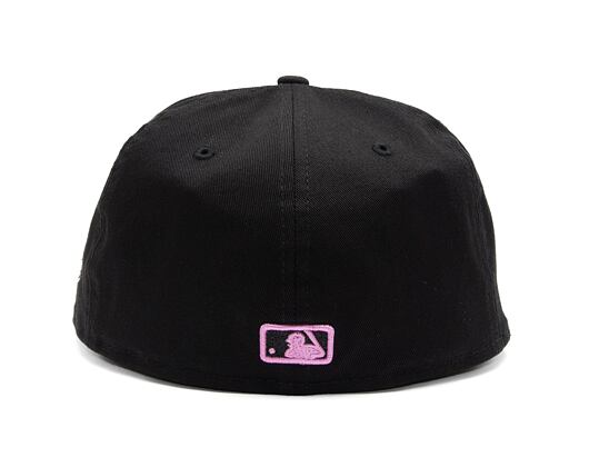 Kšiltovka New Era 59FIFTY MLB League Essential Los Angeles Dodgers Black / Wild Rose Pink
