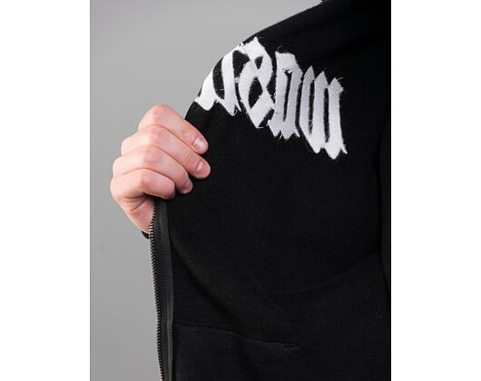 Mikina Wasted Paris Full Zip Streak - Black