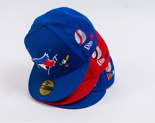 Kšiltovka Adam Wave New Era 59FIFTY MLB Authentic Performance Toronto Blue Jays Fitted Team Color