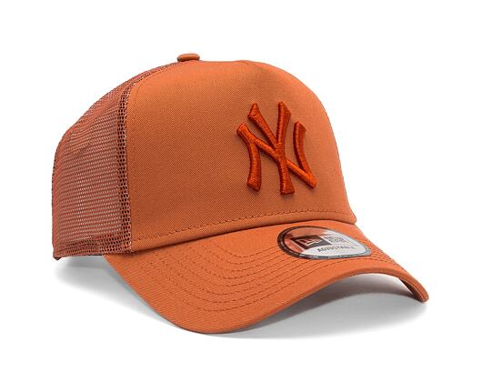 Kšiltovka New Era 9FORTY A-Frame Trucker MLB Tonal Mesh New York Yankees Redwood
