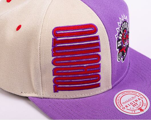 Kšiltovka Mitchell & Ness NBA Pop Panel Snapback Hwc Toronto Raptors Off White