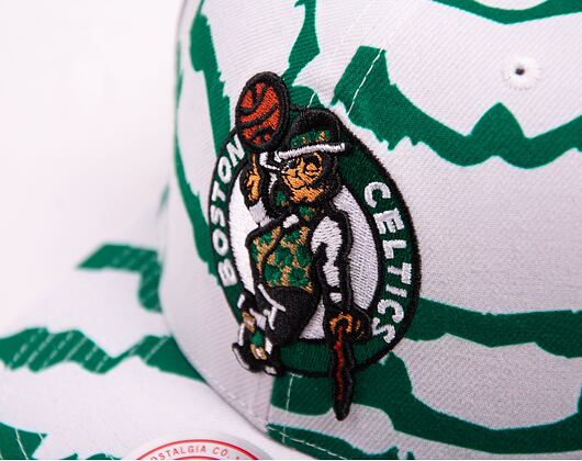 Kšiltovka Mitchell & Ness NBA Krookz Pro Snapback Boston Celtics White / Green