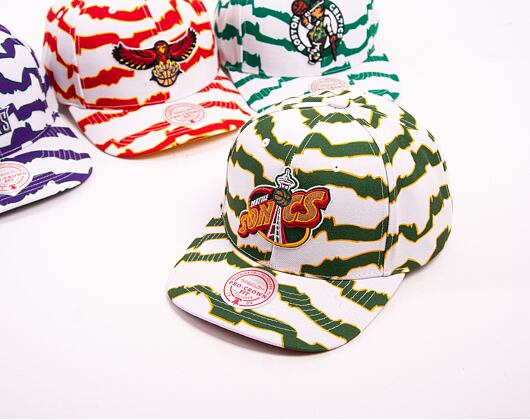 Kšiltovka Mitchell & Ness NBA Krookz Pro Snapback Hwc Seattle Supersonics White / Green