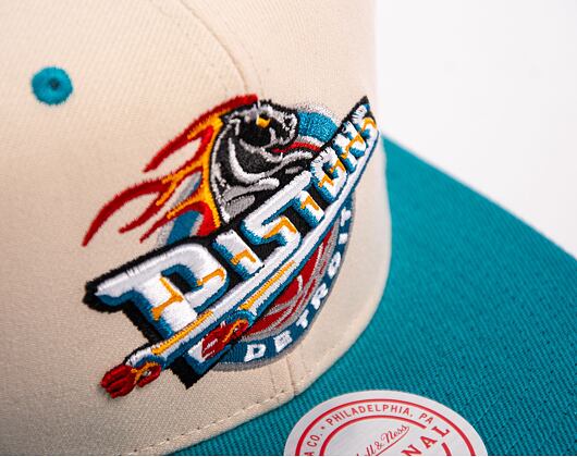 Kšiltovka Mitchell & Ness NBA Sail 2 Tone Snapback Hwc Detroit Pistons Off White