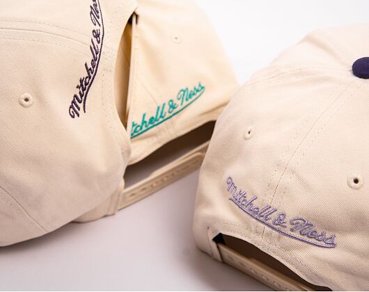 Kšiltovka Mitchell & Ness NBA Reframe Retro Snapback Hwc Los Angeles Lakers Off White