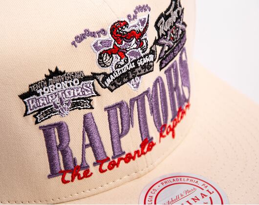 Kšiltovka Mitchell & Ness NBA Reframe Retro Snapback Hwc Toronto Raptors Off White