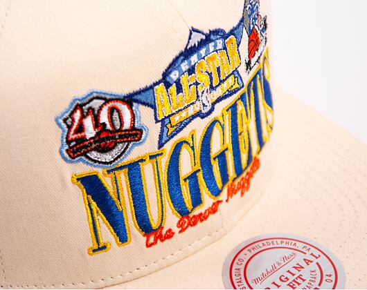 Kšiltovka Mitchell & Ness NBA Reframe Retro Snapback Hwc Denver Nuggets Off White