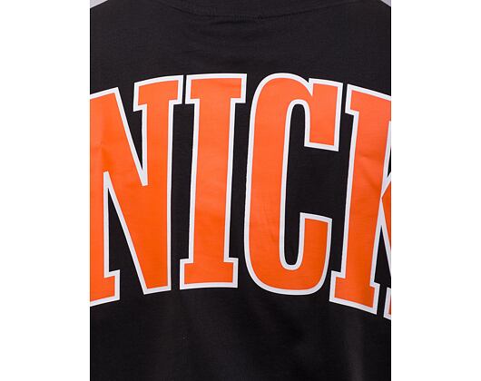 Triko New Era NBA Infill Logo Oversized Tee New York Knicks Black / Rush Orange
