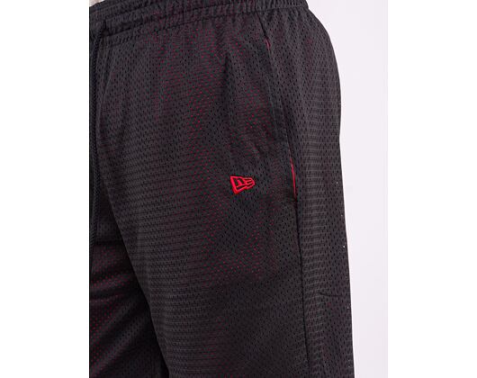 Kraťasy New Era Mesh Shorts Branded Black / Red