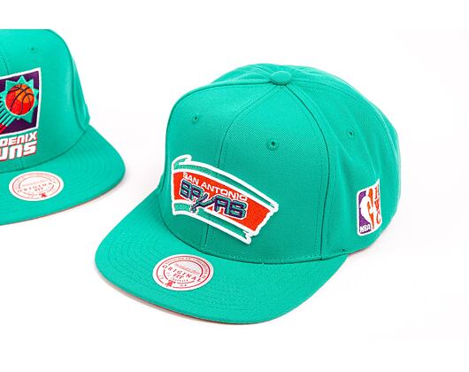 Kšiltovka Mitchell & Ness NBA Desert Green Snapback Hwc San Antonio Spurs Teal