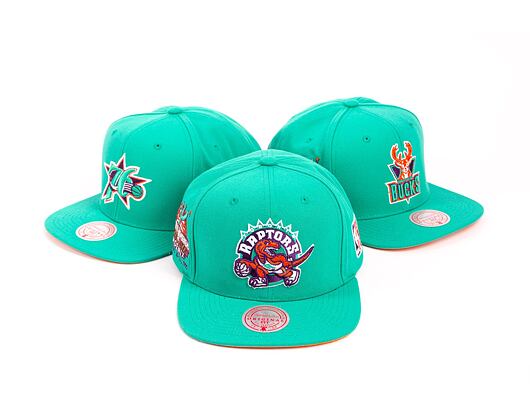 Kšiltovka Mitchell & Ness NBA Desert Green Snapback Hwc Toronto Raptors Teal