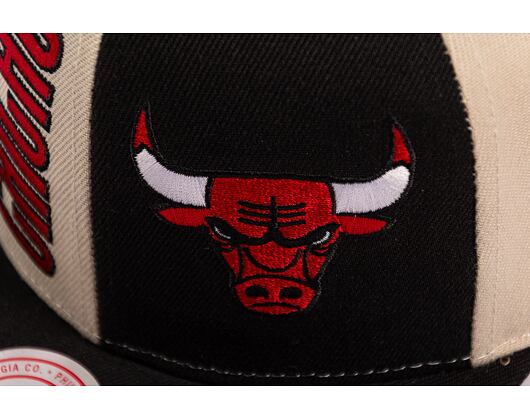 Kšiltovka Mitchell & Ness NBA Pop Panel Snapback Chicago Bulls Off White / Black