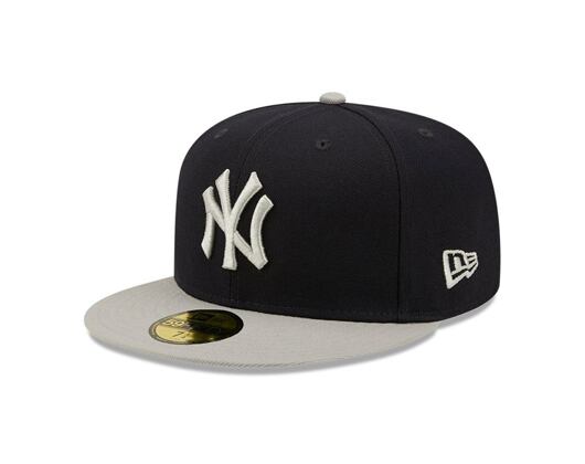 Kšiltovka New Era 59FIFTY MLB Side Patch New York Yankees Navy / Grey