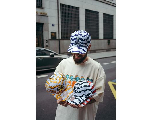 Kšiltovka Mitchell & Ness NBA Krookz Pro Snapback Los Angeles Lakers White / Yellow