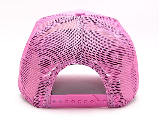 Kšiltovka New Era 9FORTY A-Frame Trucker MLB Tonal Mesh Los Angeles Dodgers Wild Rose Pink