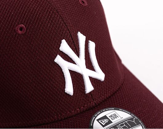 Kšiltovka New Era 39THIRTY MLB Diamond Era New York Yankees Maroon / White