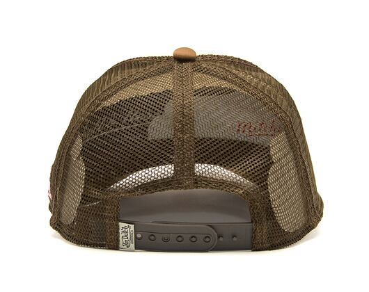 Kšiltovka Von Dutch Trucker Lund Foam Beige/Brown