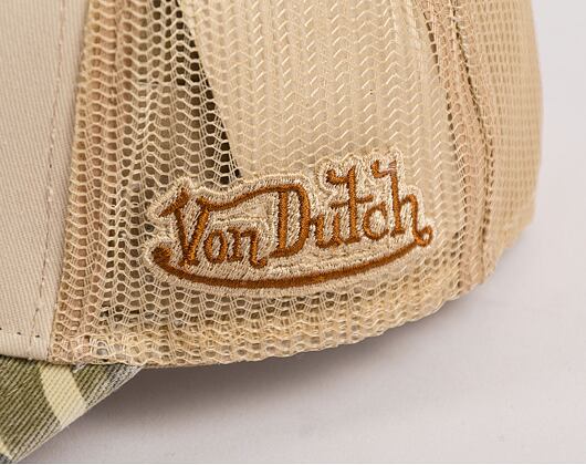 Kšiltovka Von Dutch Trucker Kalmar Sand/Sand