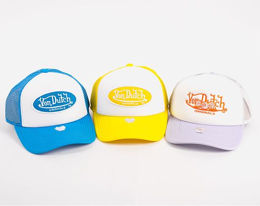 Kšiltovka Von Dutch Trucker Soro Foam Lilac/White